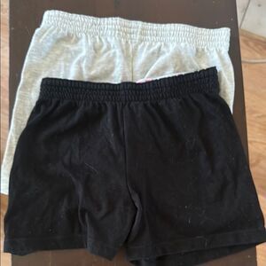 Wonder Nation Girls Shorts Size 7/8 Lot of 2 Elastic Waist Casual Play Bottoms